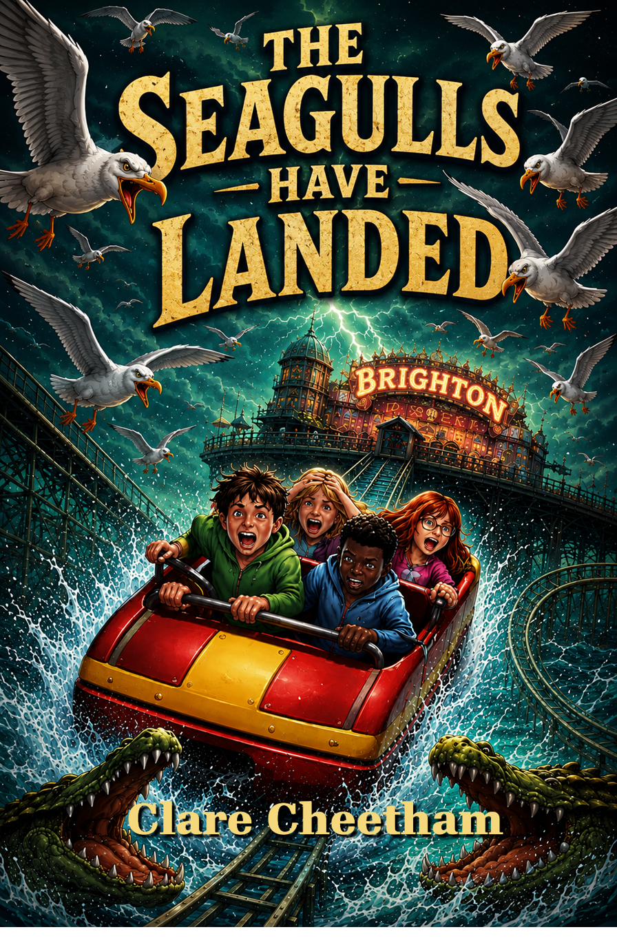 The Seagulls Have Landed book cover, by Clare Cheetham